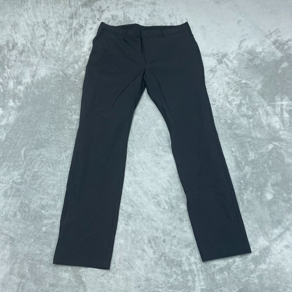 Greg Norman Mens Black Golf Stretch Pants 36x34 Performance Fit A0468